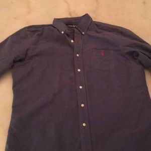 FIRE NAVY BLUE RALPH LAUREN CASUAL BUTTON DOWN
